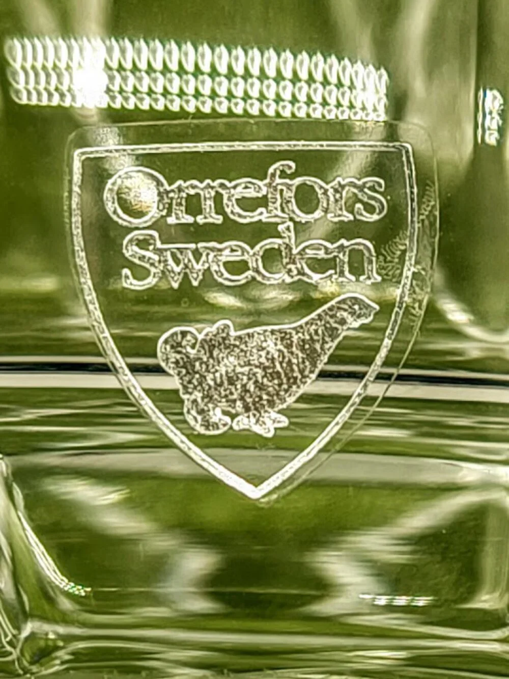 Set of 4 Orrefors City Double Old-Fashioned Crystal Glasses